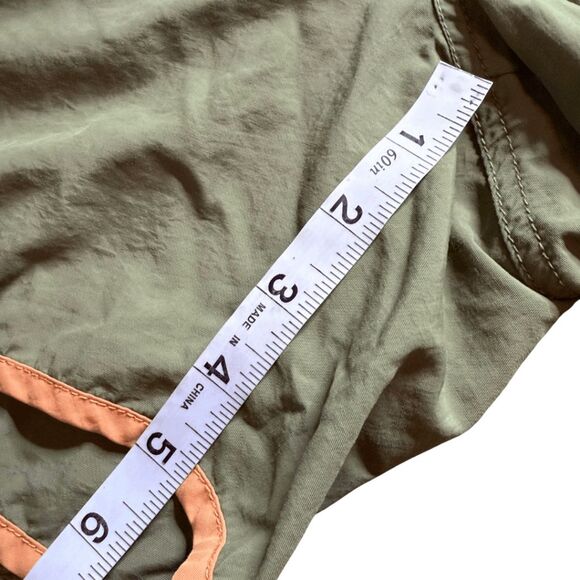 Onia Men's Drawstring Built-In Mesh Brief Swim Trunks Army Green Size 36 - Picture 8 of 9